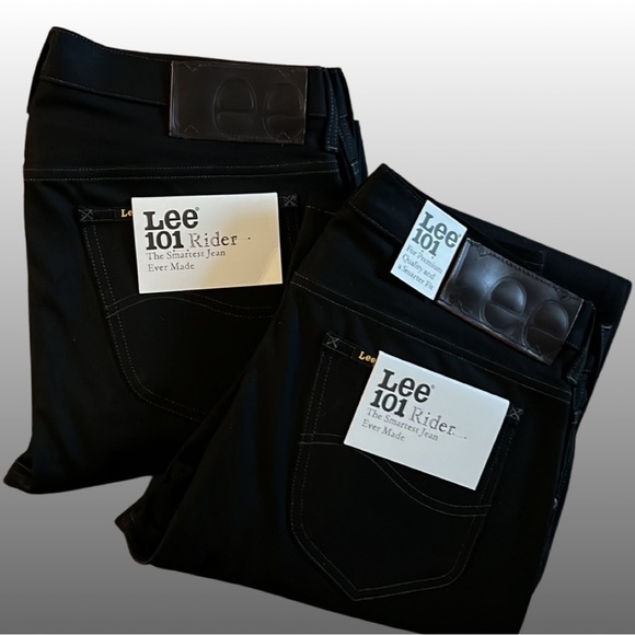 Lee 101 Rider 13 oz Black Selvedge Denim Jean - Picture 16 of 16